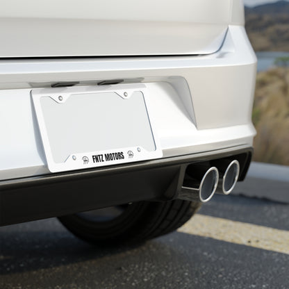 Custom FNTZ Motors Metal License Plate Frame