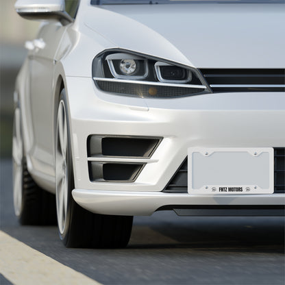 Custom FNTZ Motors Metal License Plate Frame