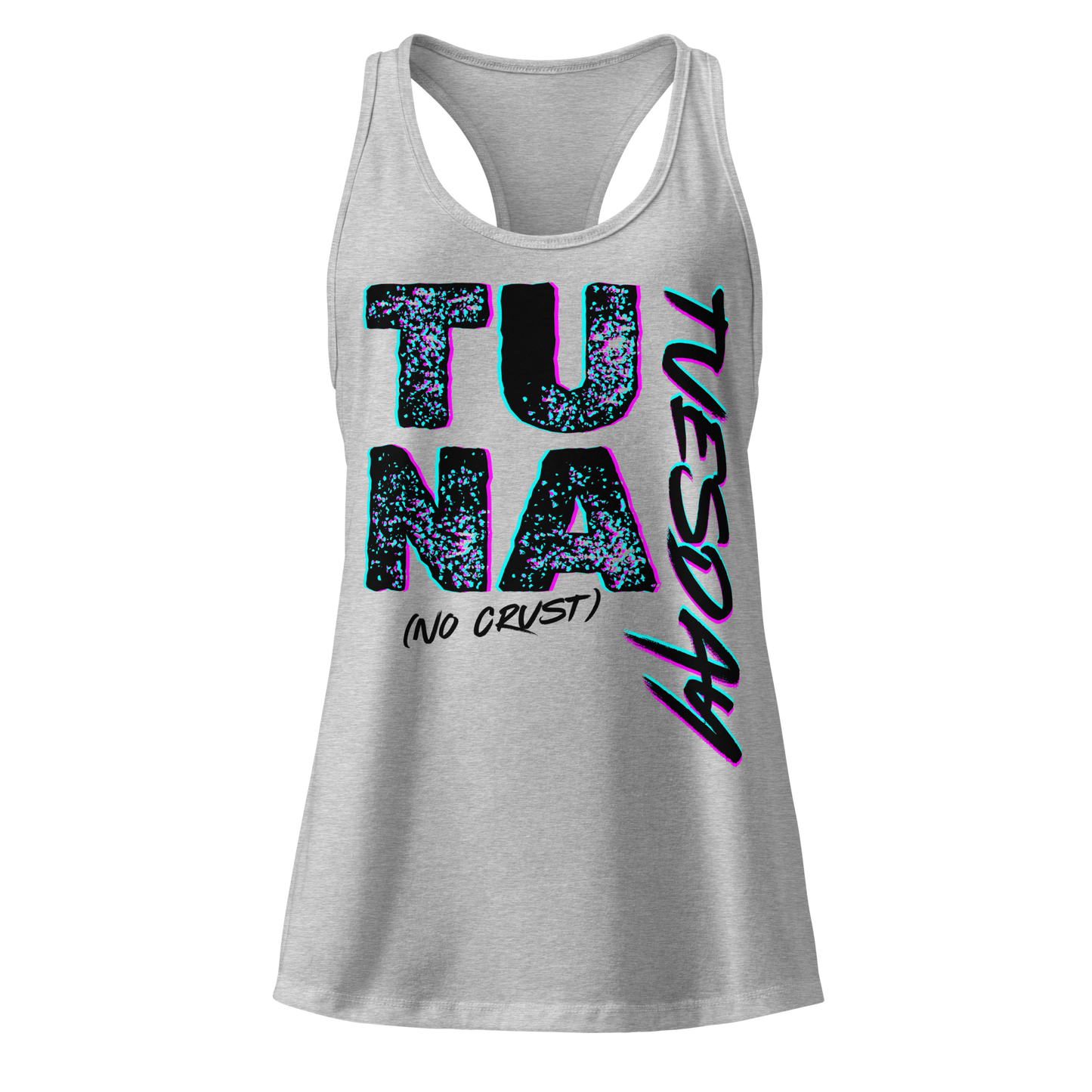 Tuna (No Crust) Tuesday Women's Racerback Tank
