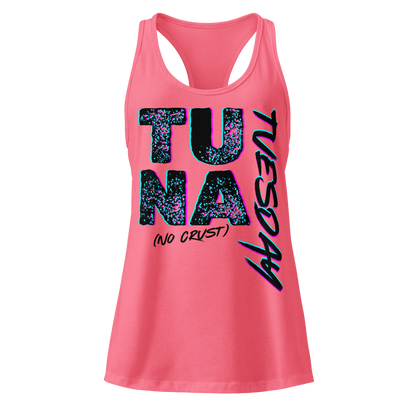 Tuna (No Crust) Tuesday Women's Racerback Tank