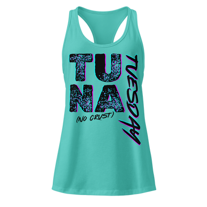 Tuna (No Crust) Tuesday Women's Racerback Tank