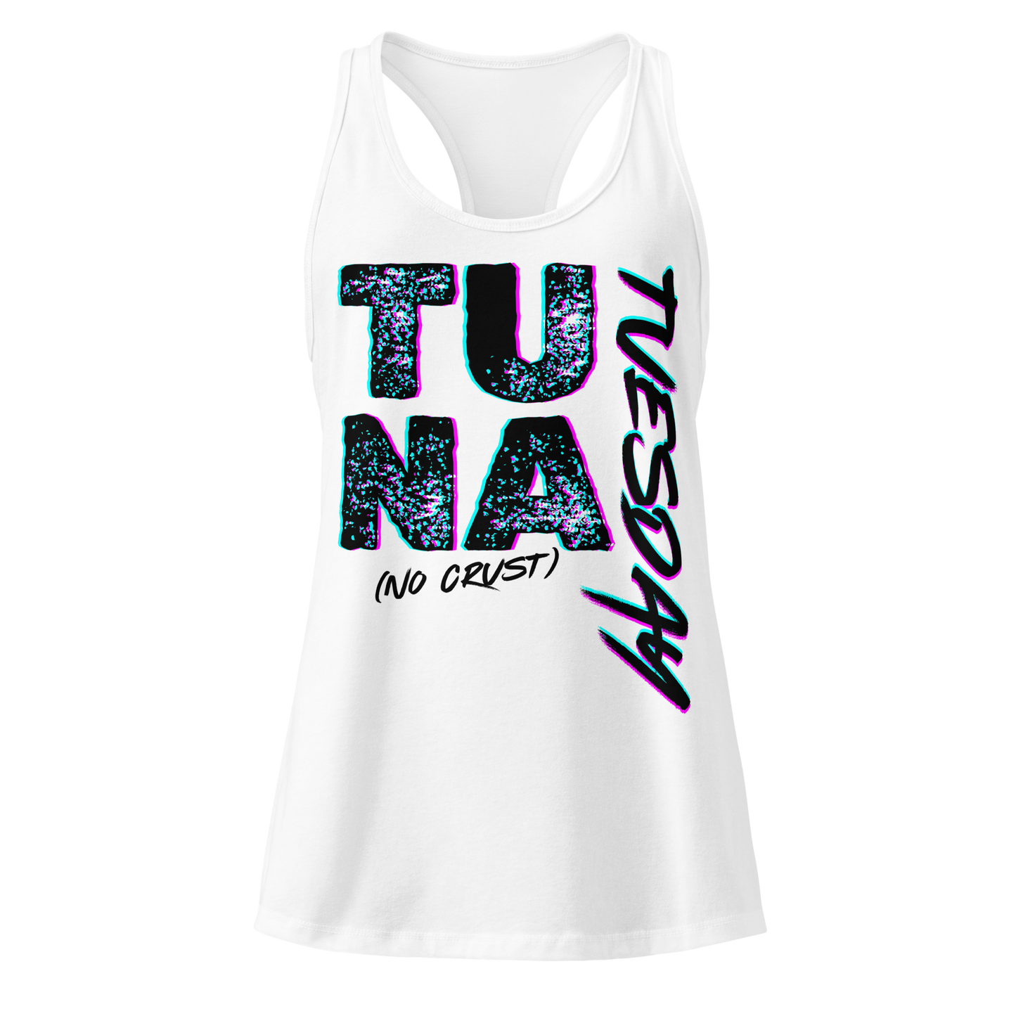 Tuna (No Crust) Tuesday Women's Racerback Tank